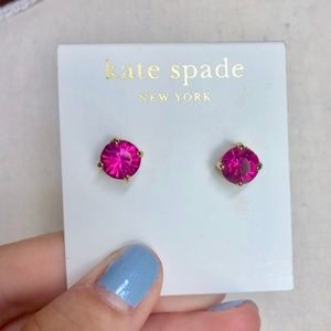 Kate Spade Pink Stud Earrings NWT